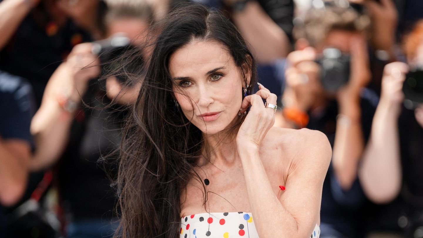 Demi Moore in Cannes