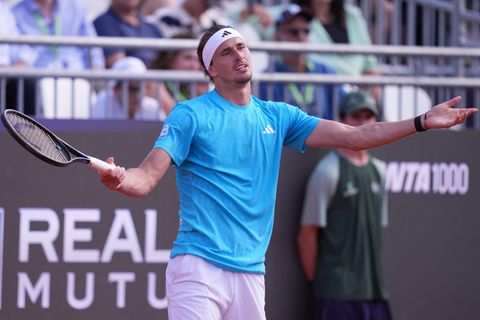 Aus im Achtelfinale von Rom: Alexander Zverev hadert mit seinem Spiel. Foto: Alfredo Falcone/LaPresse/AP/dpa