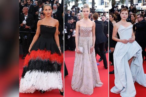 Caro Daur, Lilly Krug und Jella Haase bei den Filmfestspielen in Cannes.