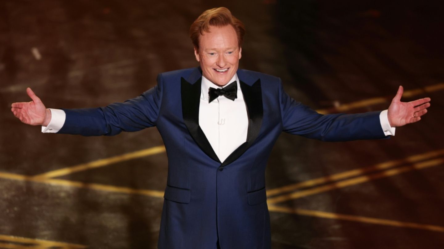 Der Komiker Conan O'Brien bei der diesjährigen Oscar-Gala