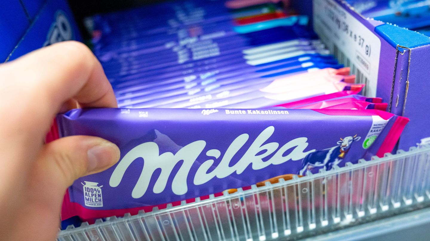 Eine Milka-Tafel