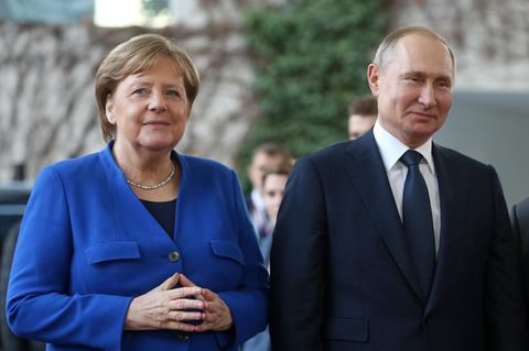 Als Kanzlerin traf Angela Merkel mehrfach auf Russlands Staatschef Wladimir Putin