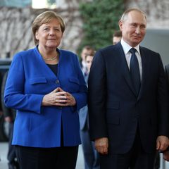 Als Kanzlerin traf Angela Merkel mehrfach auf Russlands Staatschef Wladimir Putin