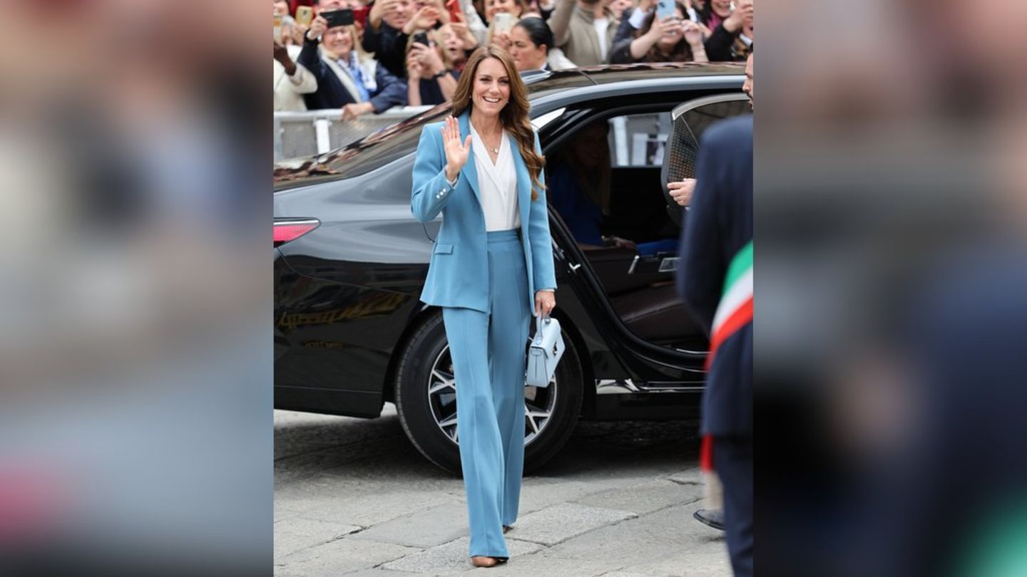 Prinzessin Kate wird in Italien bejubelt.