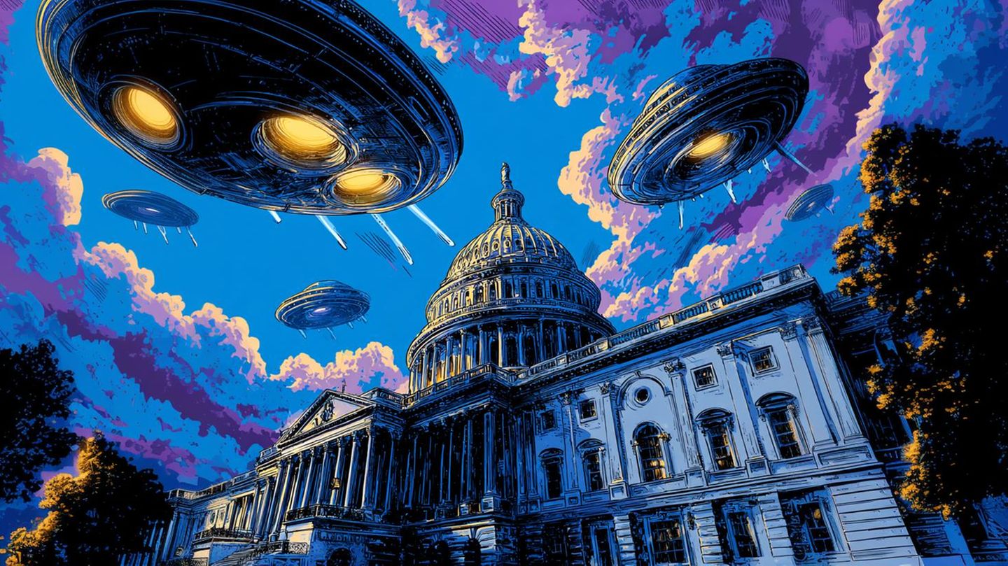 Donald Trump und Aliens: Iran? Der US-Präsident redet lieber über Ufos