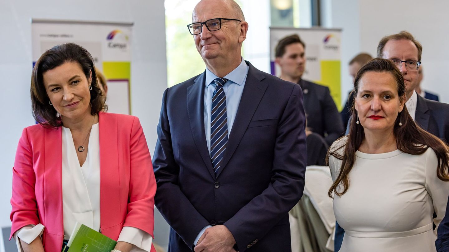 Bundesministerin Bär kam in die Lausitz. Foto: Frank Hammerschmidt/dpa