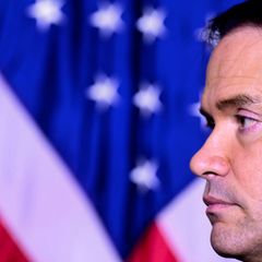 US-Außenminister Rubio setzt auf Unterstützung aus China. (Archivbild) Foto: Stefano Rellandini/Pool AFP/AP/dpa