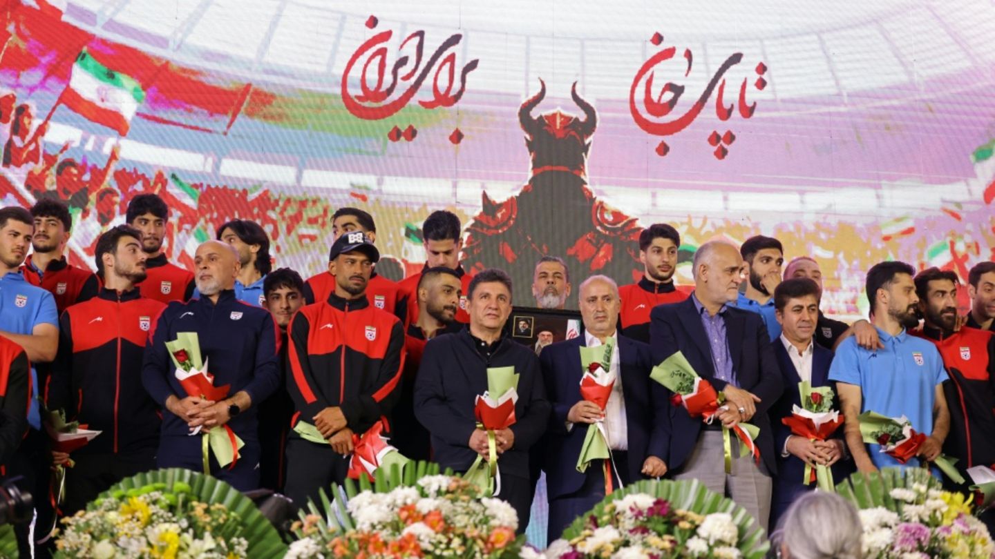 Zeremonie in Teheran