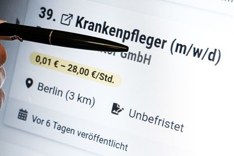 Konkrete Angaben zur Bezahlung fehlen in vielen Stellenanzeigen. (Symbolbild) Foto: Jens Kalaene/dpa