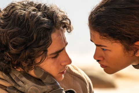 "Dune: Part Two": Paul Atreides (Timothée Chalamet, l.) und Chani (Zendaya).