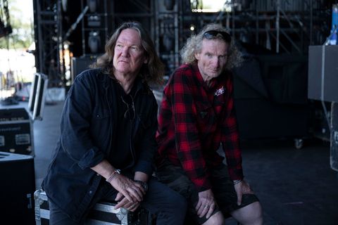 Thomas Jensen (links) und Holger Hübner haben das Festival in Wacken erfunden – und eine Marke aus dem W:O:A gemacht, die sie mit größter Leidenschaft pflegen. Der Dokumentarfilm "Wacken – Hearts Full Of Metal" gibt ihrer Geschichte viel Raum.
