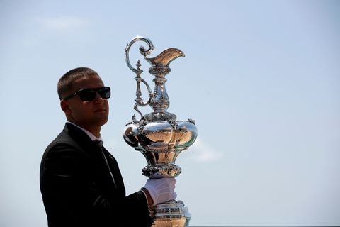 Australiens Segler haben sich als einer der Herausforderer für den America's Cup qualifiziert. (Archivbild) Foto: Gregory Bull/A