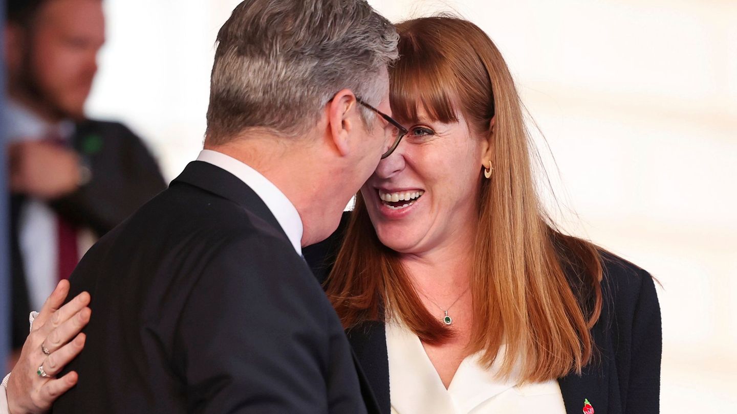 Einst demonstrierten der britische Premier Keir Starmer (links) und Angela Rayner (rechts) demonstrativ Geschlossenheit. Foto: C