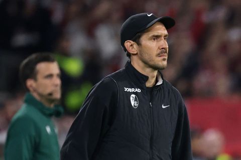Erst einmal steht das Heimspiel gegen Leipzig an: für Trainer Julian Schuster und seine Freiburger. (Archivbild) Foto: Philipp v