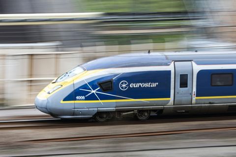 Eurostar-Zug in Nordfrankreich