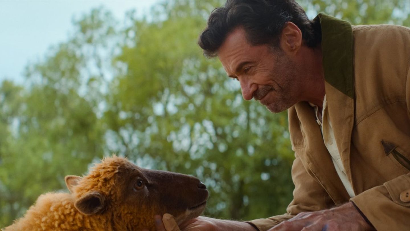 Hugh Jackman wird in "Glennkill - Ein Schafskrimi" zum einfühlsamen Schäfer.