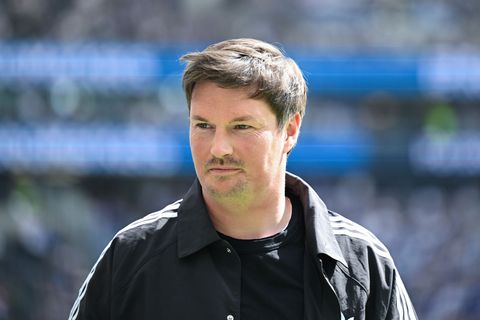 Kann in Ruhe in die kommende Saison schauen: HSV-Trainer Merlin Polzin. (Archivbild) Foto: Florian Wiegand/dpa