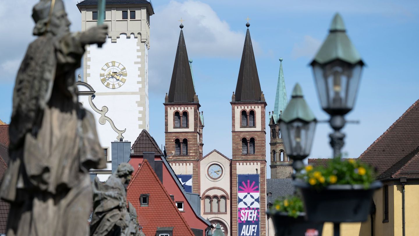 Würzburg ist Gastgeber für den Katholikentag. Foto: Sven Hoppe/dpa