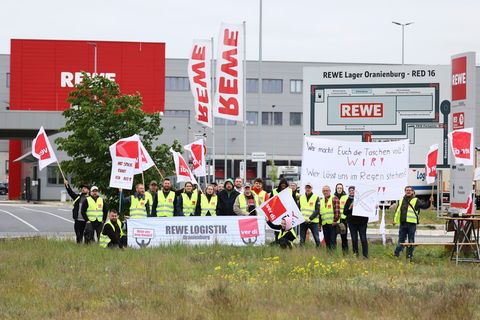 Die Gewerkschaft Verdi hat Beschäftigte im Großhandel in Berlin und Brandenburg zu einem Warnstreik aufgerufen. (Archivbild) Fot