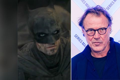Sebastian Koch (r.) spielt in "The Batman Part II" neben Robert Pattinson.