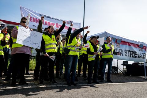 Die Gewerkschaft Verdi hat Beschäftigte im Großhandel in Berlin und Brandenburg zu einem Warnstreik aufgerufen - auch im Penny-L