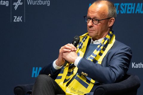 Friedrich Merz (CDU) räumt ein, dass die schwarz-rote Koalition aus seiner Sicht weniger streiten könnte. Foto: Sven Hoppe/dpa