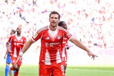 Letztes Heimspiel im Bayern-Trikot: Leon Goretzka. (Archivbild) Foto: Harry Langer/dpa