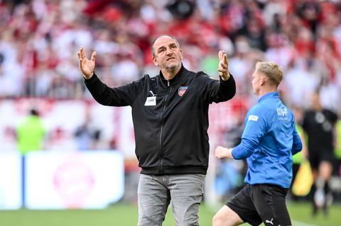 Frank Schmidt und der FCH wollen noch in die Relegation. (Archivbild) Foto: Harry Langer/dpa