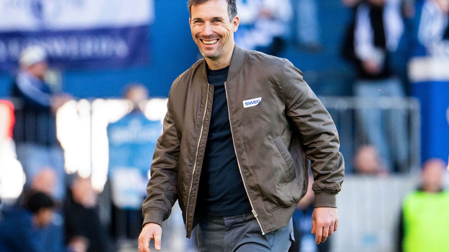 Steht vor seinem letzten Spiel als KSC-Trainer: Christian Eichner. (Archivbild) Foto: Julius Frick/dpa