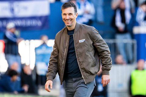Steht vor seinem letzten Spiel als KSC-Trainer: Christian Eichner. (Archivbild) Foto: Julius Frick/dpa