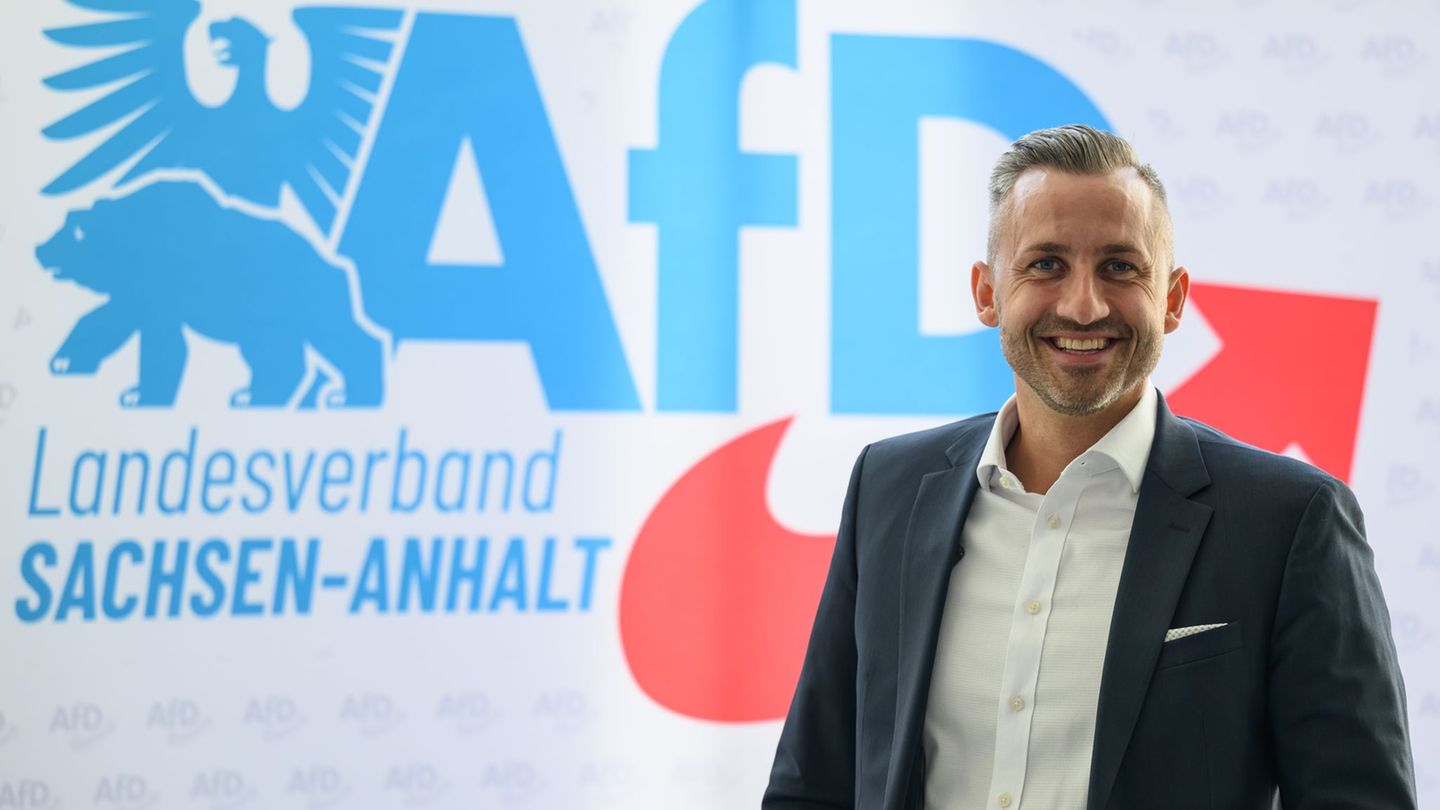 AfD-Spitzenkandidat Ulrich Siegmund will die Landtagswahl gewinnen. (Archivbild) Foto: Hendrik Schmidt/dpa