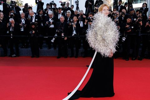 Sandra Hüller begeisterte auch auf dem roten Teppich.