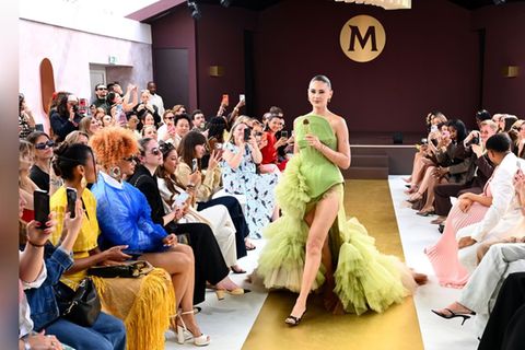 Stefanie Giesinger bei der "House of Magnum"-Fashionshow in Cannes.