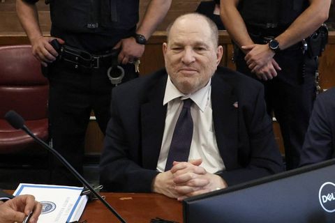Harvey Weinstein am Freitag im Gericht.