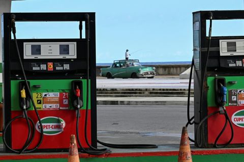 Tankstelle in Havanna