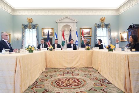 Unterhändler Israels und des Libanons sollen weiter an einer Beilegung des Konflikts arbeiten. Foto: Jacquelyn Martin/AP/dpa