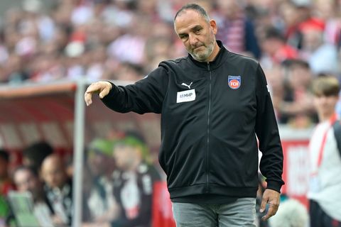 Heidenheims Hoffnungsträger: Trainer Frank Schmidt. (Archivbild) Foto: Ulrich Hufnagel/dpa