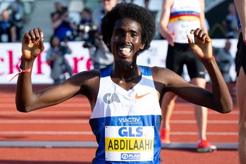 Hält nun auch den deutschen Rekord über 3.000 Meter: Mohamed Abdilaahi. (Archivbild) Foto: Sven Hoppe/dpa