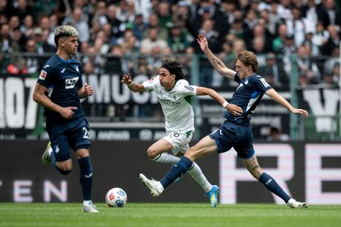 Hoffenheim unterlag Borussia Mönchengladbach. Foto: Fabian Strauch/dpa