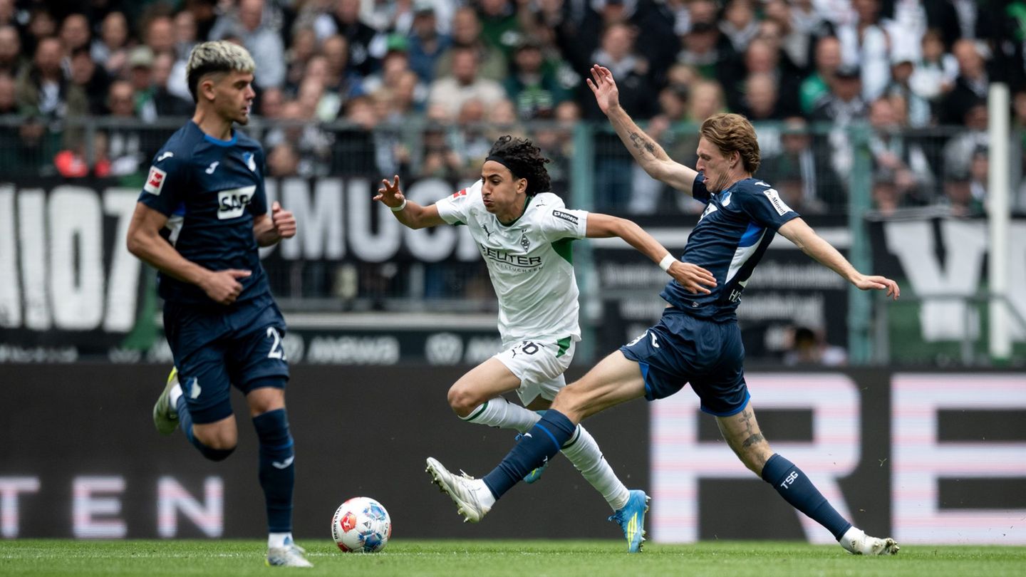 Hoffenheim unterlag Borussia Mönchengladbach. Foto: Fabian Strauch/dpa