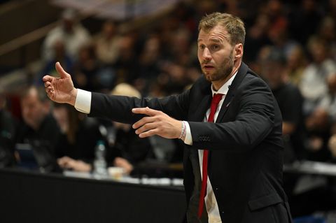 Gavel und Bamberg machen den ersten Schritt in den Playoffs. (Archivbild) Foto: Swen Pförtner/dpa