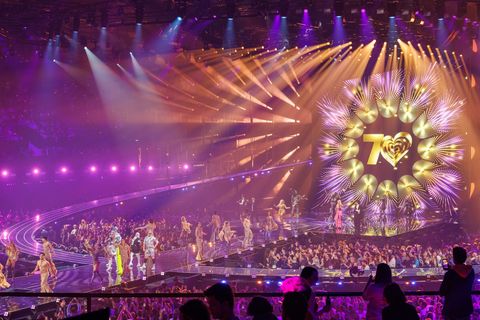 Der 70. Eurovision Song Contest - kurz ESC - fand in Wien statt. Foto: Jens Büttner/dpa