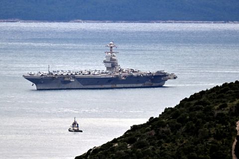 Der Flugzeugträger "USS Gerald R. Ford"