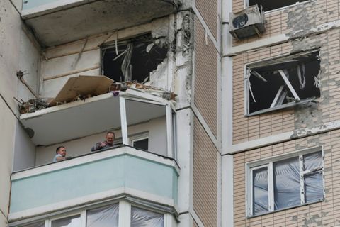 Schäden durch Angriff in der Region Moskau