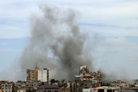 Die Stadt Tyros im Süden des Libanon