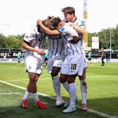 Jubel in Elversberg, die Sportvereinigung machte den Aufstieg in die Bundesliga perfekt