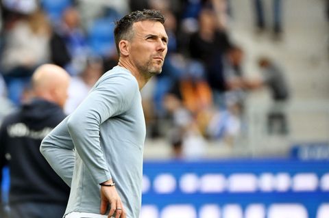 Ende einer Ära: Trainer Christian Eichner verlässt den KSC. Foto: Uli Deck/dpa