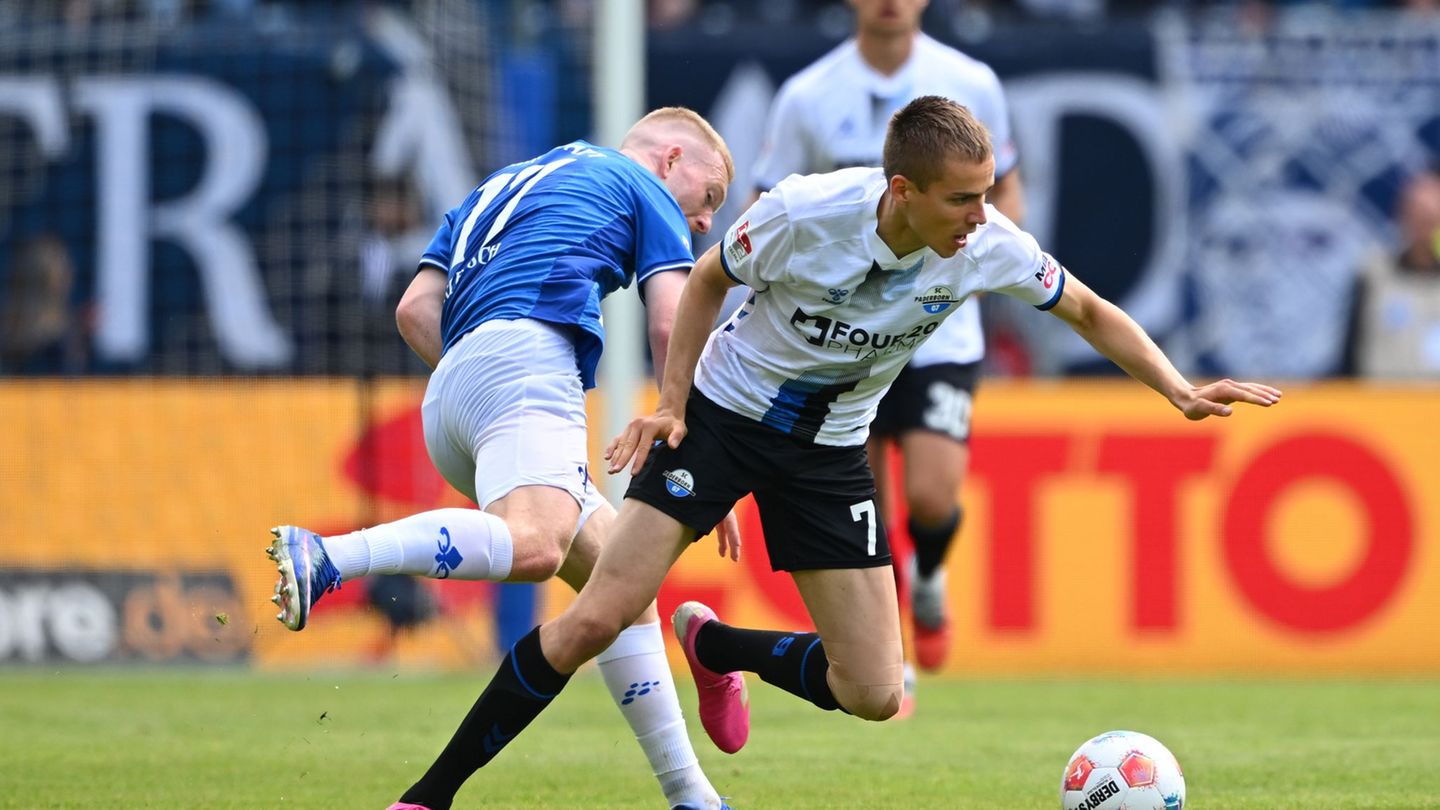 2. Fußball-Bundesliga: 2:0 in Darmstadt: Paderborn in Relegation zur Bundesliga