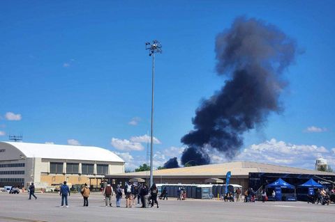 Rauchwolke nach Unfall bei Flugshow in Idaho