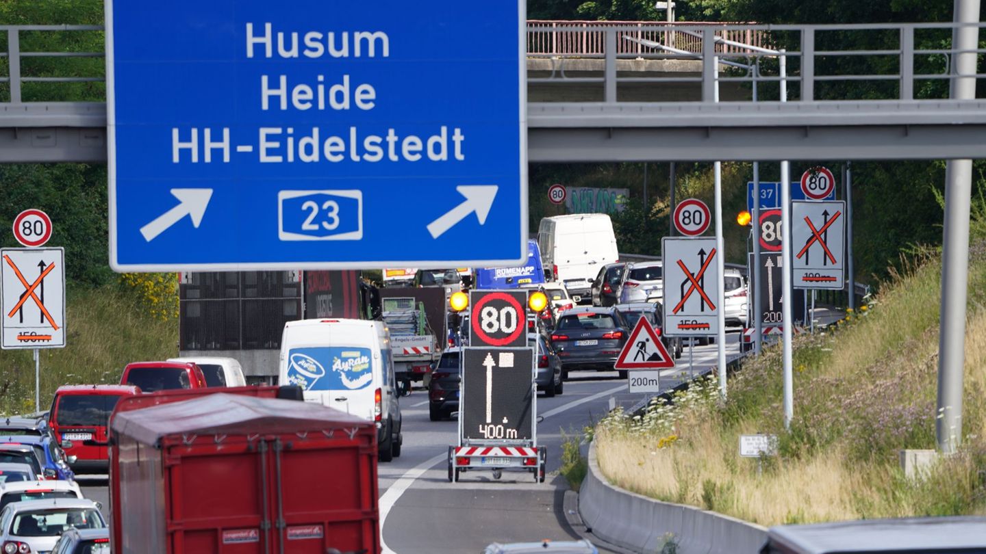 Fahrbahnsanierung: A23 in Richtung Pinneberg über Pfingsten voll gesperrt